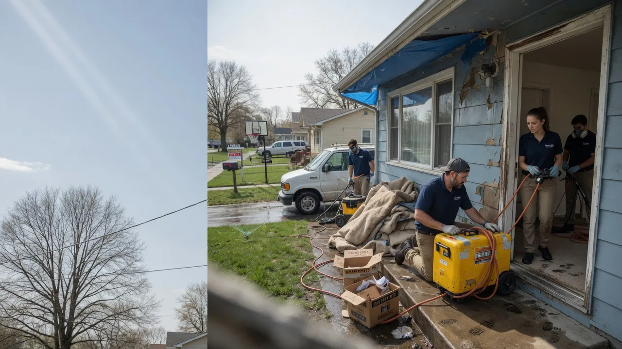 Basement Flood Cleanup in Janesville, WI near me